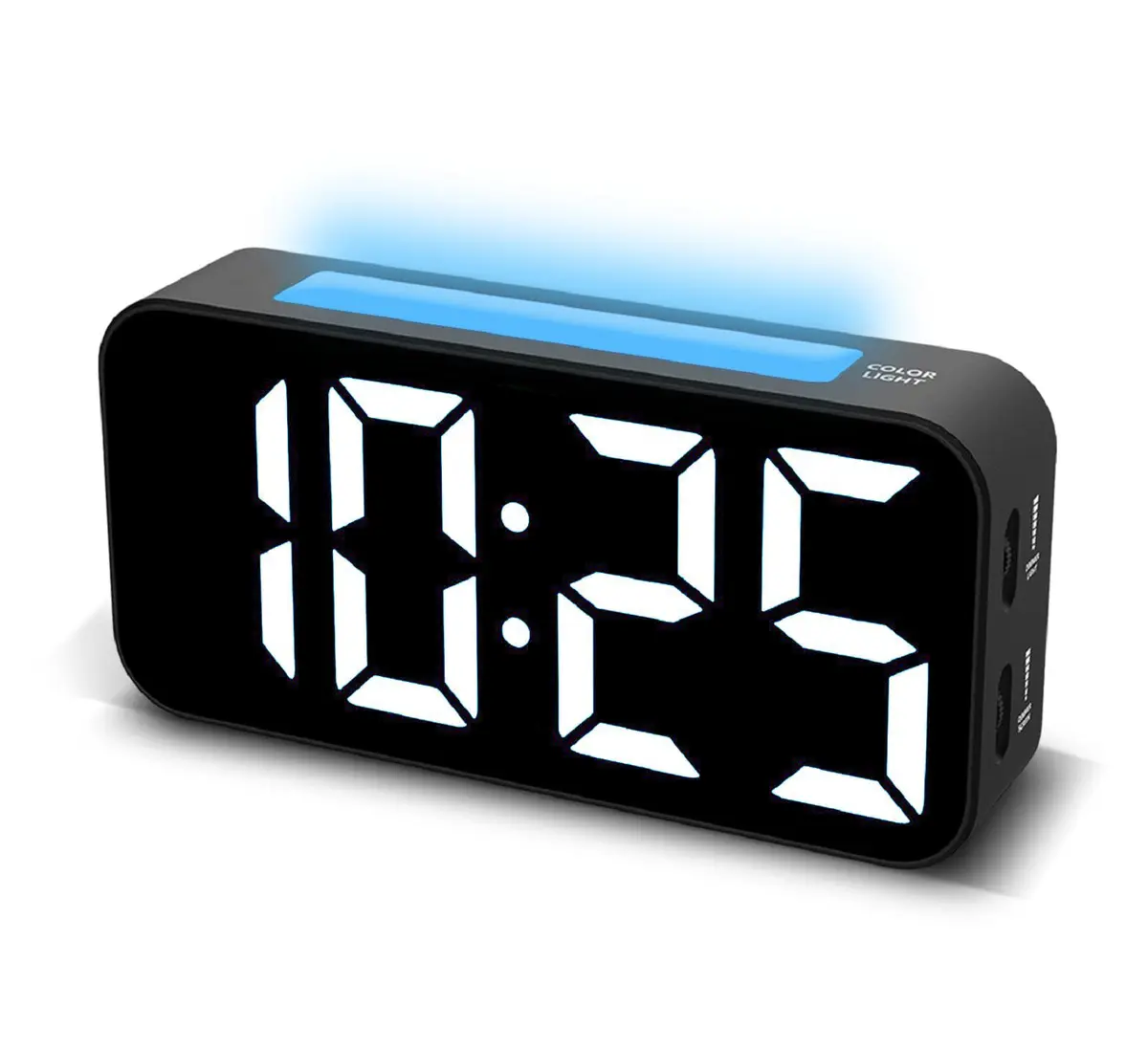 Topski Loud Alarm Clock for Bedrooms 7in Digital Display Night Light Snooze Heavy Sleepers - main product image