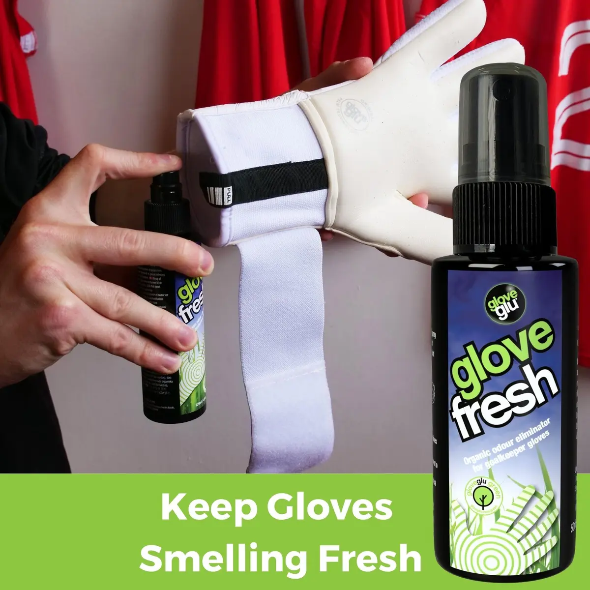Gloveglu Glove Care Essentials Wash Fresh Grip Spray 3 x 1.7 floz (50.3 ml) | Ultimate Goalkeeper Glove Care System - view 4