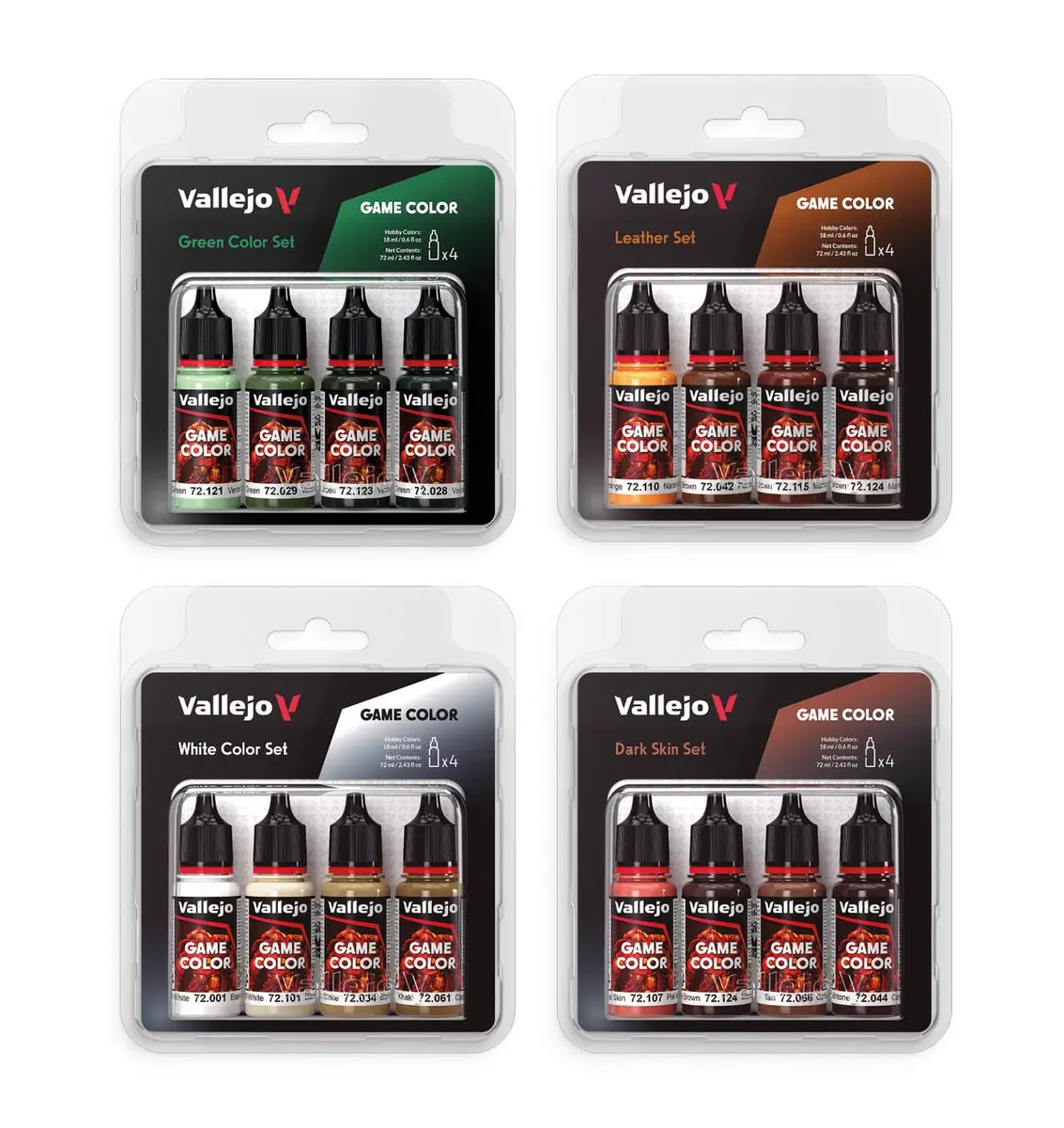 Vallejo Game Color Blue Color Set, 4 Bottles x 18ml (0.6 fl oz) | Opaque Acrylic Paints for Miniatures - view 7