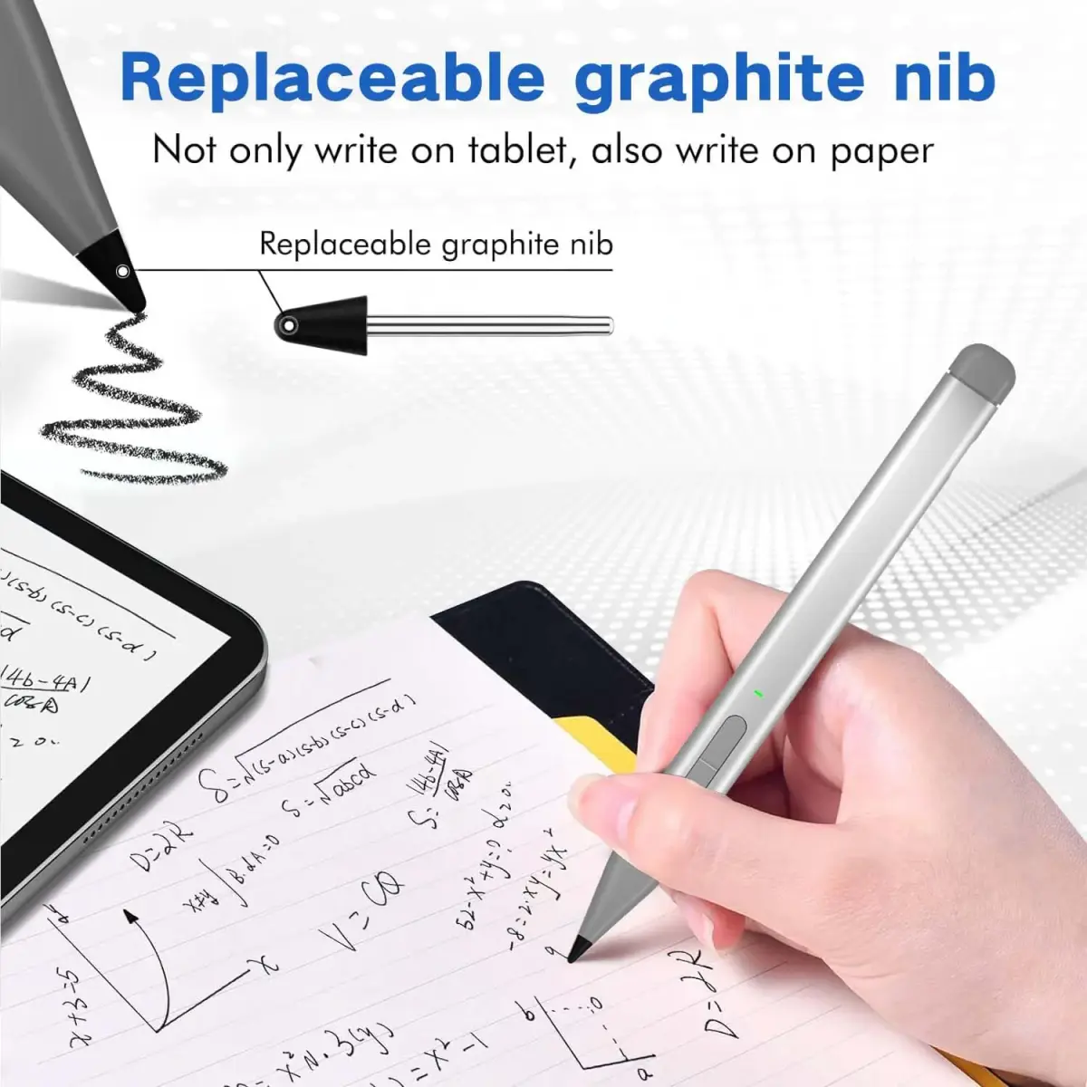 JvKzaen Slim Pen 2 for Microsoft Surface | 4096 Pressure, Eraser, Palm Rejection, Type-C Charge - view 3