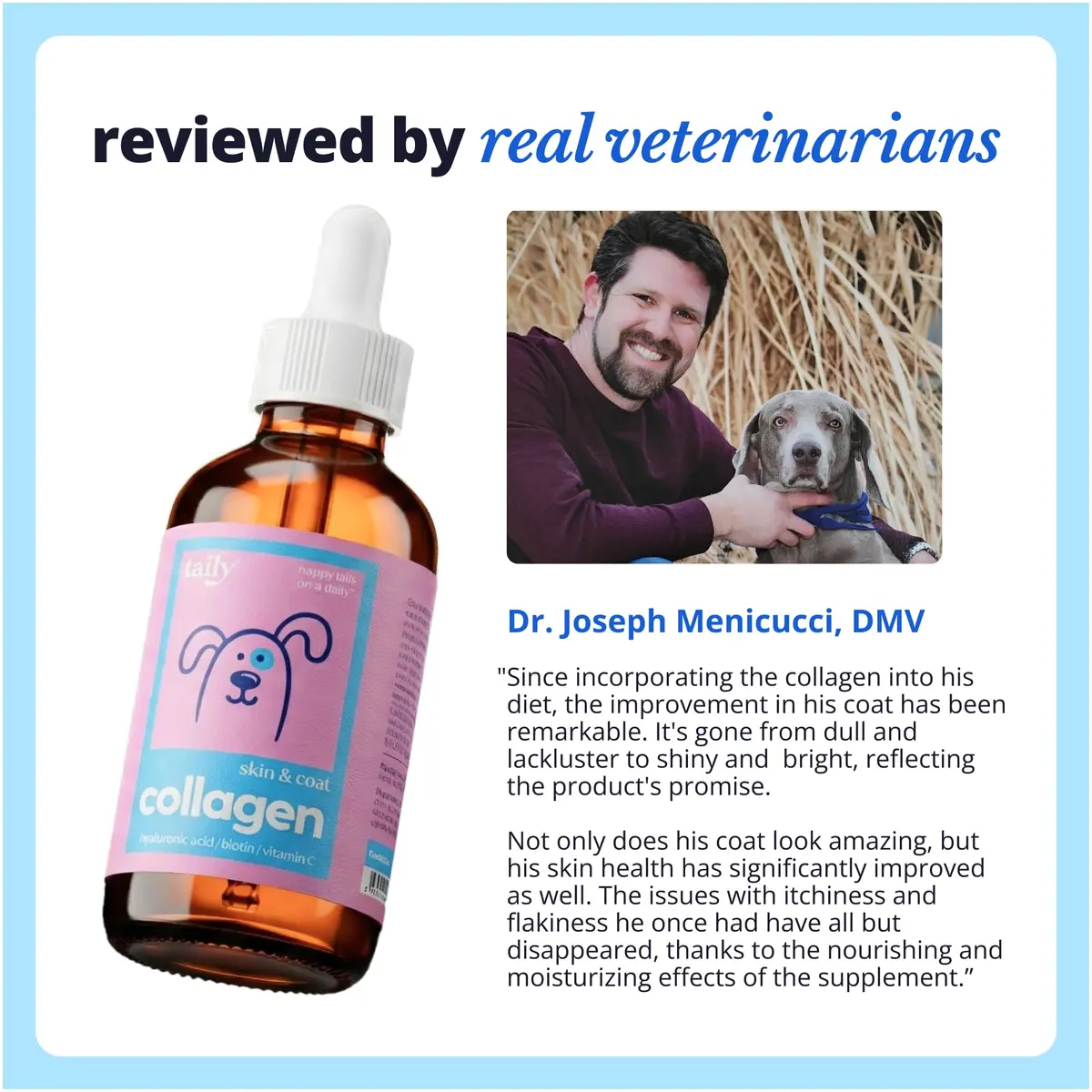Taily Liquid Collagen for Dogs & Cats, 4 Fl Oz | Itch & Coat Support with Grass Fed Collagen - view 4