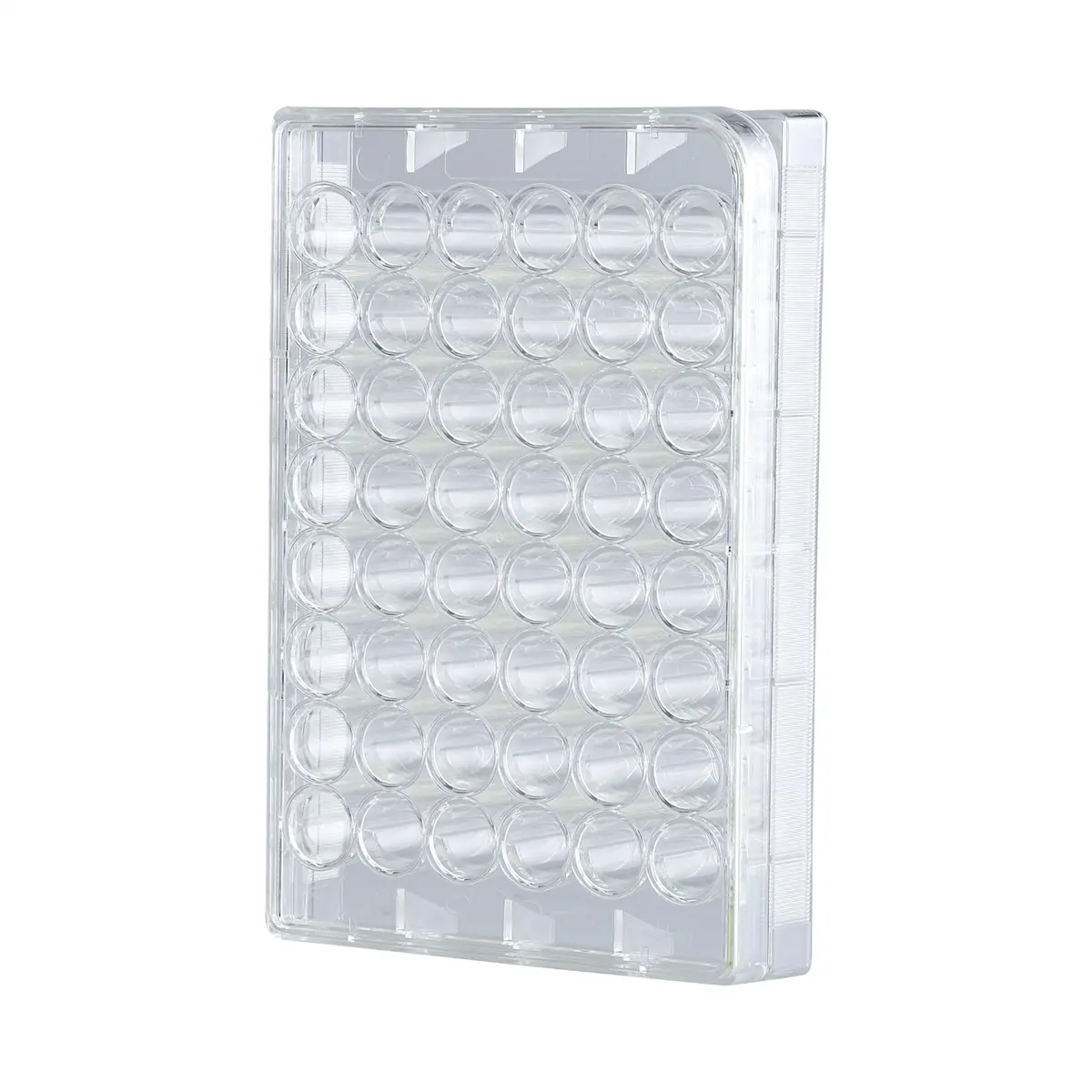 4E's USA 48 Well Cell Culture Plate with Lid | Tissue Culture Treated, Sterile, High Clarity (70-120 chars) - main product image