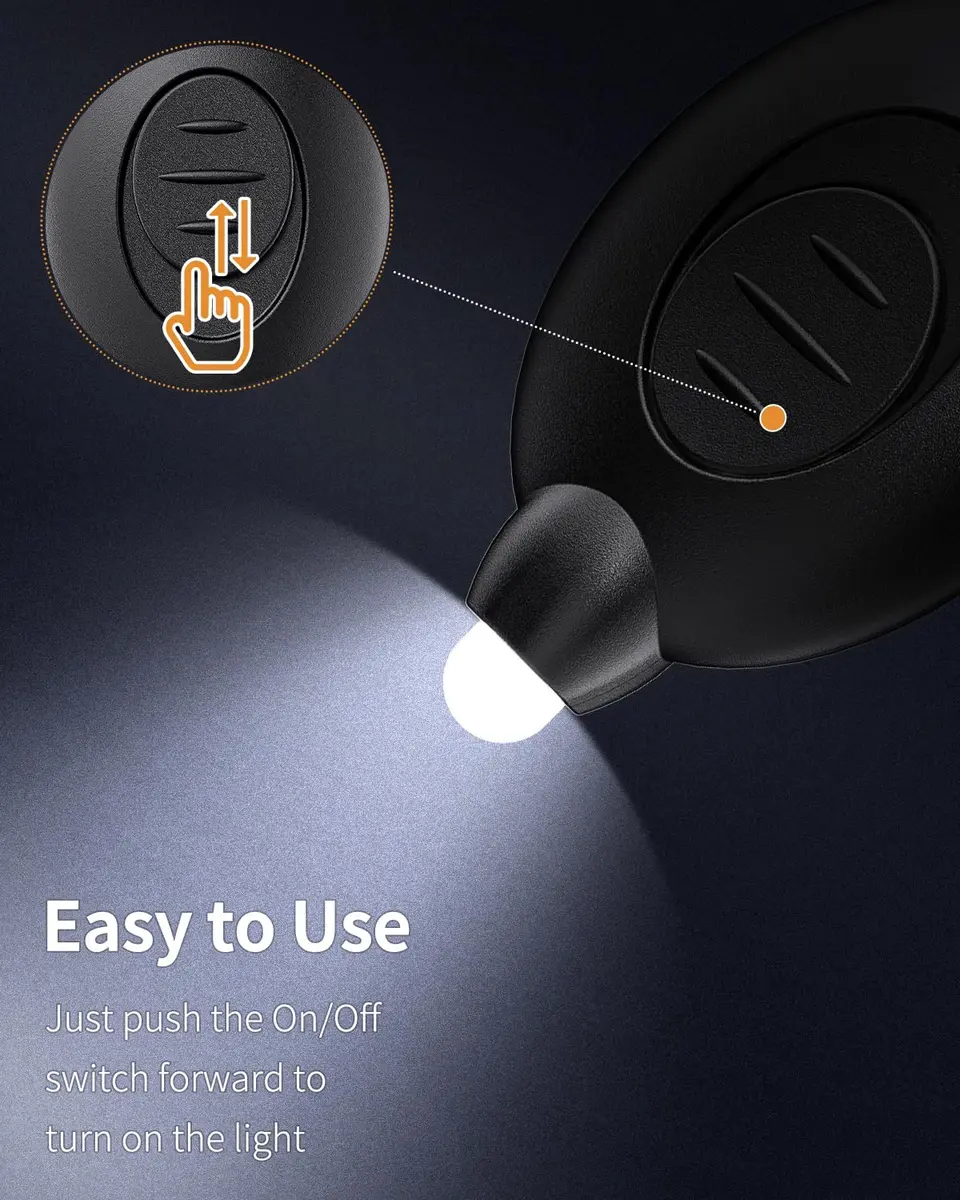 Uniclife 5 Pack LED Keychain Flashlight | Ultra-Bright 12 Lumens, Portable & Durable - view 6