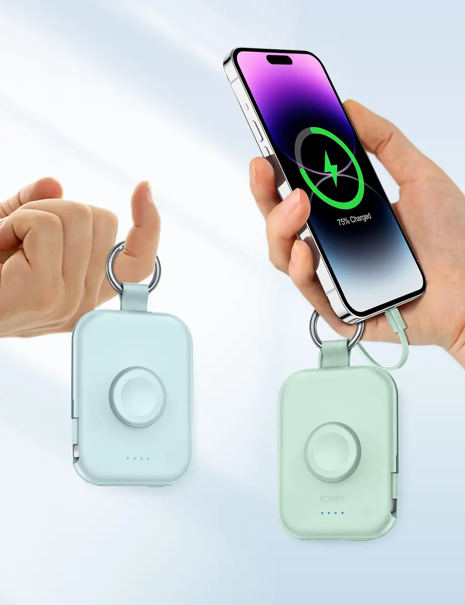 RORRY CharmGo Portable Charger 5000mAh | Compact Power Bank with Wireless Charging - view 6