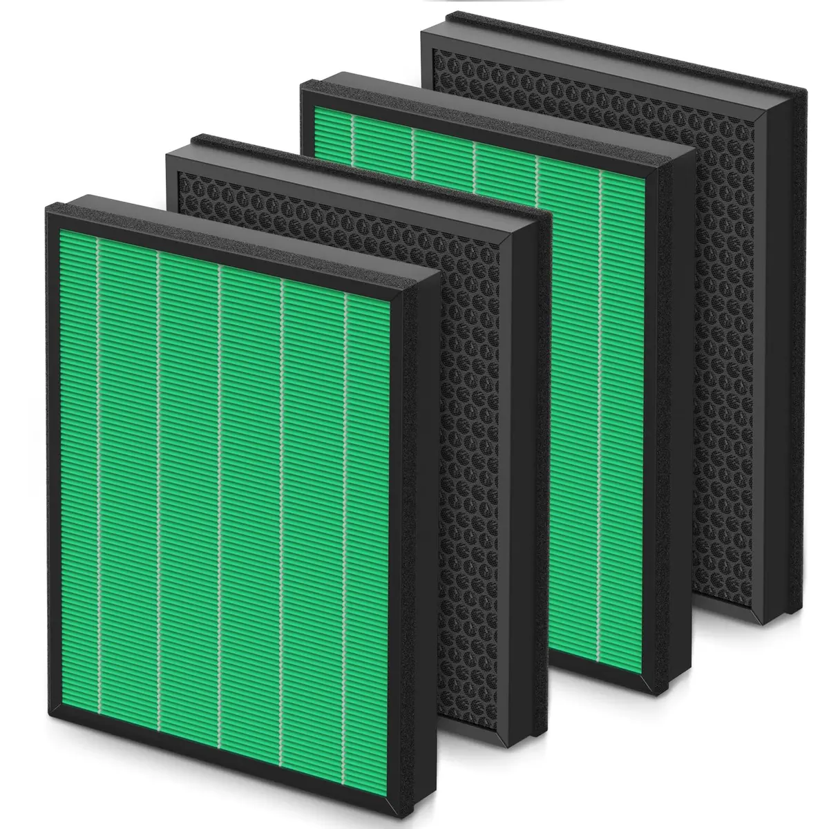 Cabiclean 400/400S Replacement Filter for Coway AIRMEGA Max2 400 400S Air Purifier 2-Pack | True HEPA & Activated Carbon Filtration - main product image
