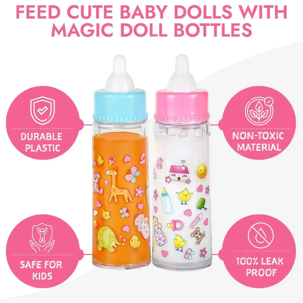 fash n kolor My Sweet Baby Disappearing Doll Feeding Set 6 Piece | Ages 3+ - view 6