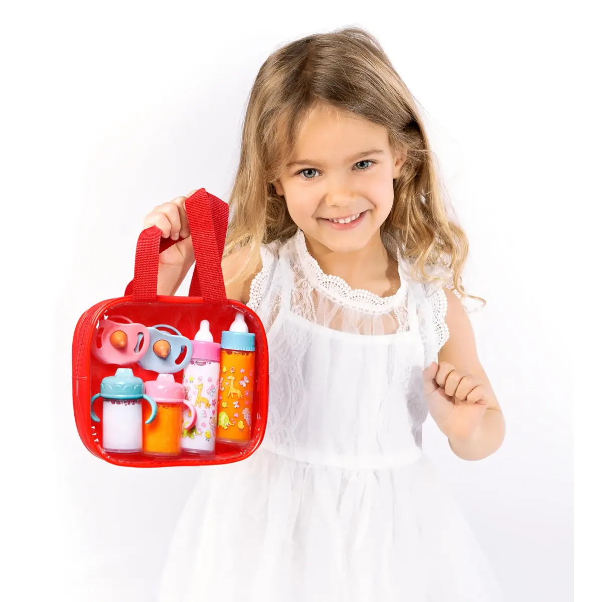 fash n kolor My Sweet Baby Disappearing Doll Feeding Set 6 Piece | Ages 3+ - view 2