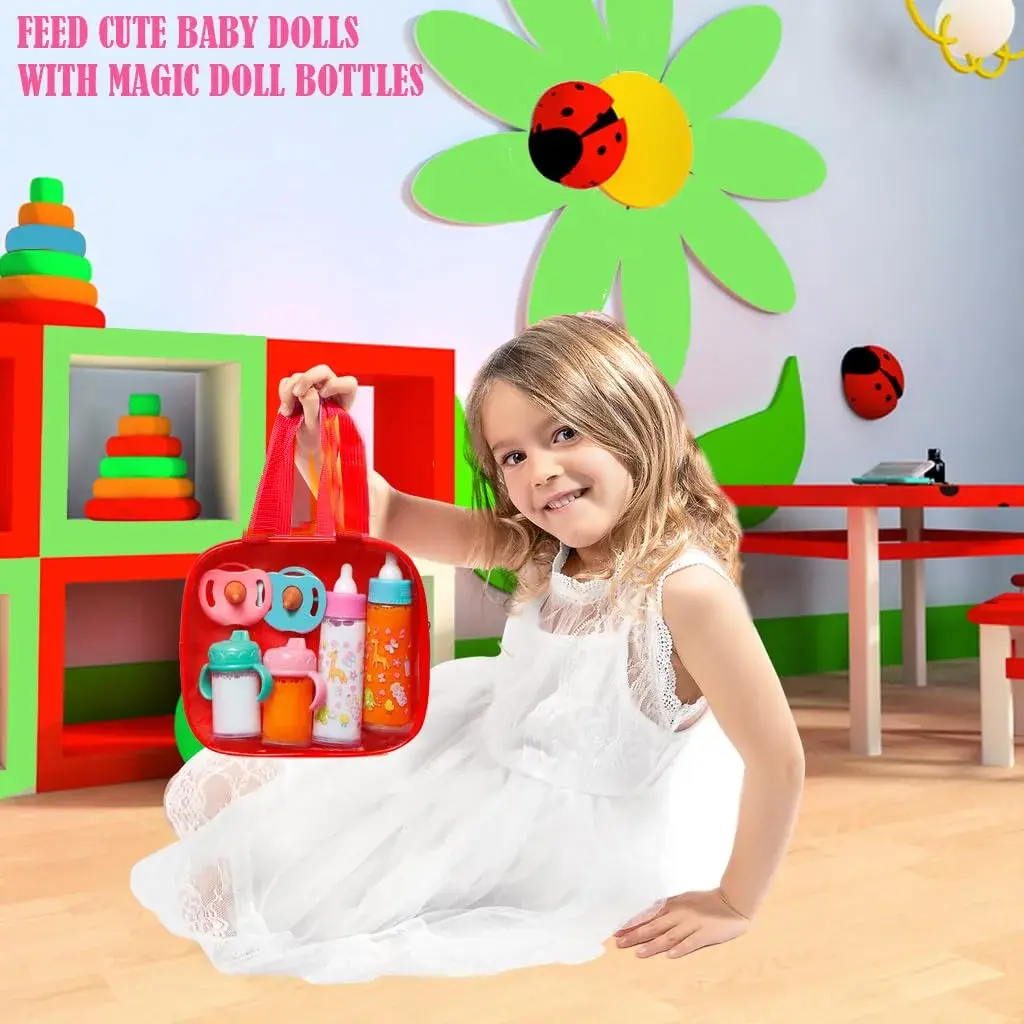 fash n kolor My Sweet Baby Disappearing Doll Feeding Set 6 Piece | Ages 3+ - view 4