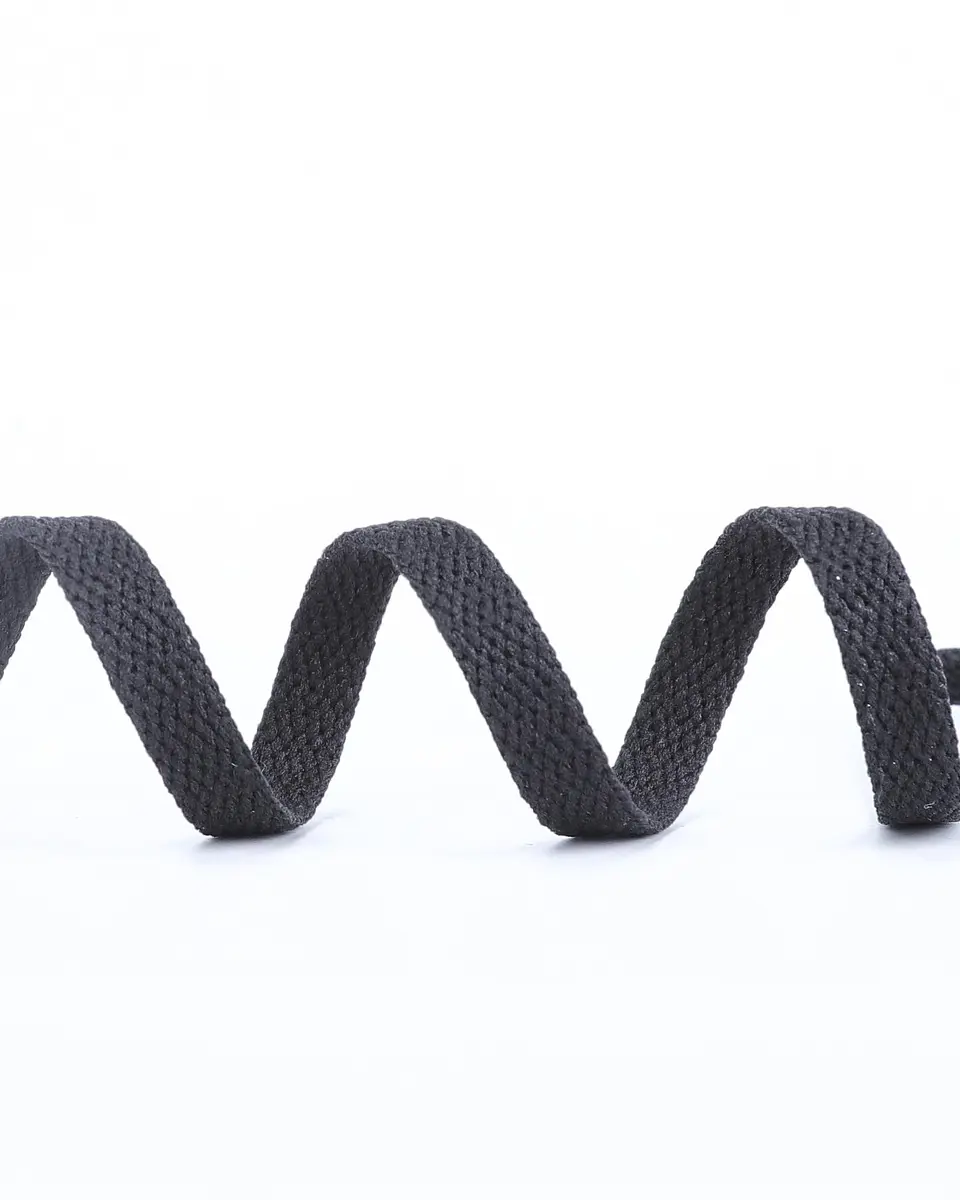 Teskyer Flat Shoe Laces 47 Inch Black | Durable Polyester, Universal Fit for Sneakers - view 6