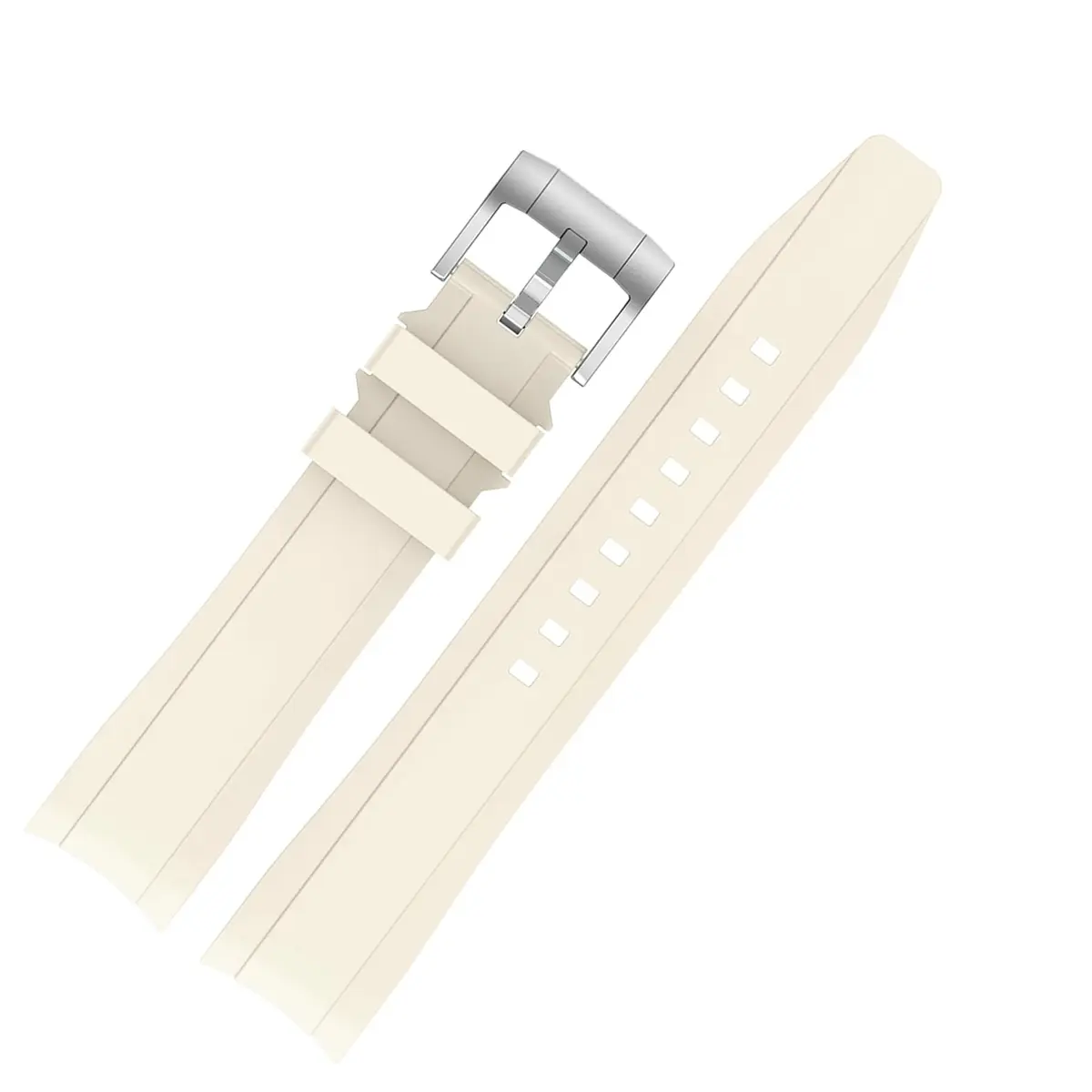Tovimall 20mm Silicone Watch Band for Omega x Swatch Moonswatch | Starlight - main product image