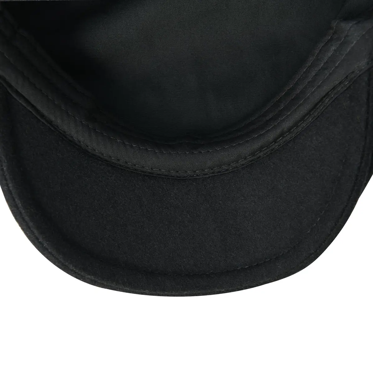 FEINION Men Wool Blend Flat Cap Tweed Newsboy Ivy Hat (Black) | Vintage Casual Winter Style - view 7