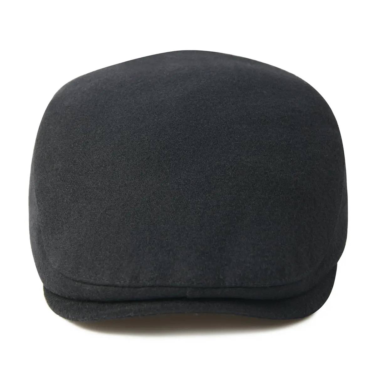 FEINION Men Wool Blend Flat Cap Tweed Newsboy Ivy Hat (Black) | Vintage Casual Winter Style - view 4