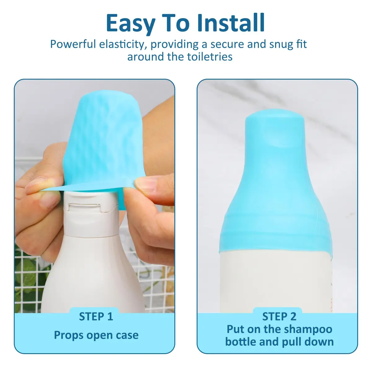 FOROUME 5 Pack Silicone Bottle Covers Leak Proofing | Travel Essentials for Toiletries - view 7