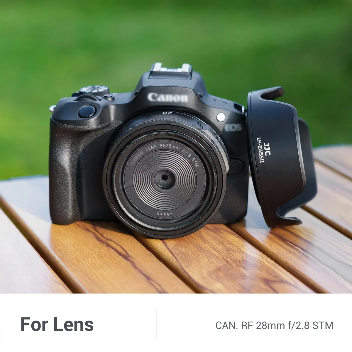 JJC Lens Hood for Canon RF 28mm F 2.8 STM | Reversible Lens Shade, Compatible with 55mm Filters & Cap - view 5