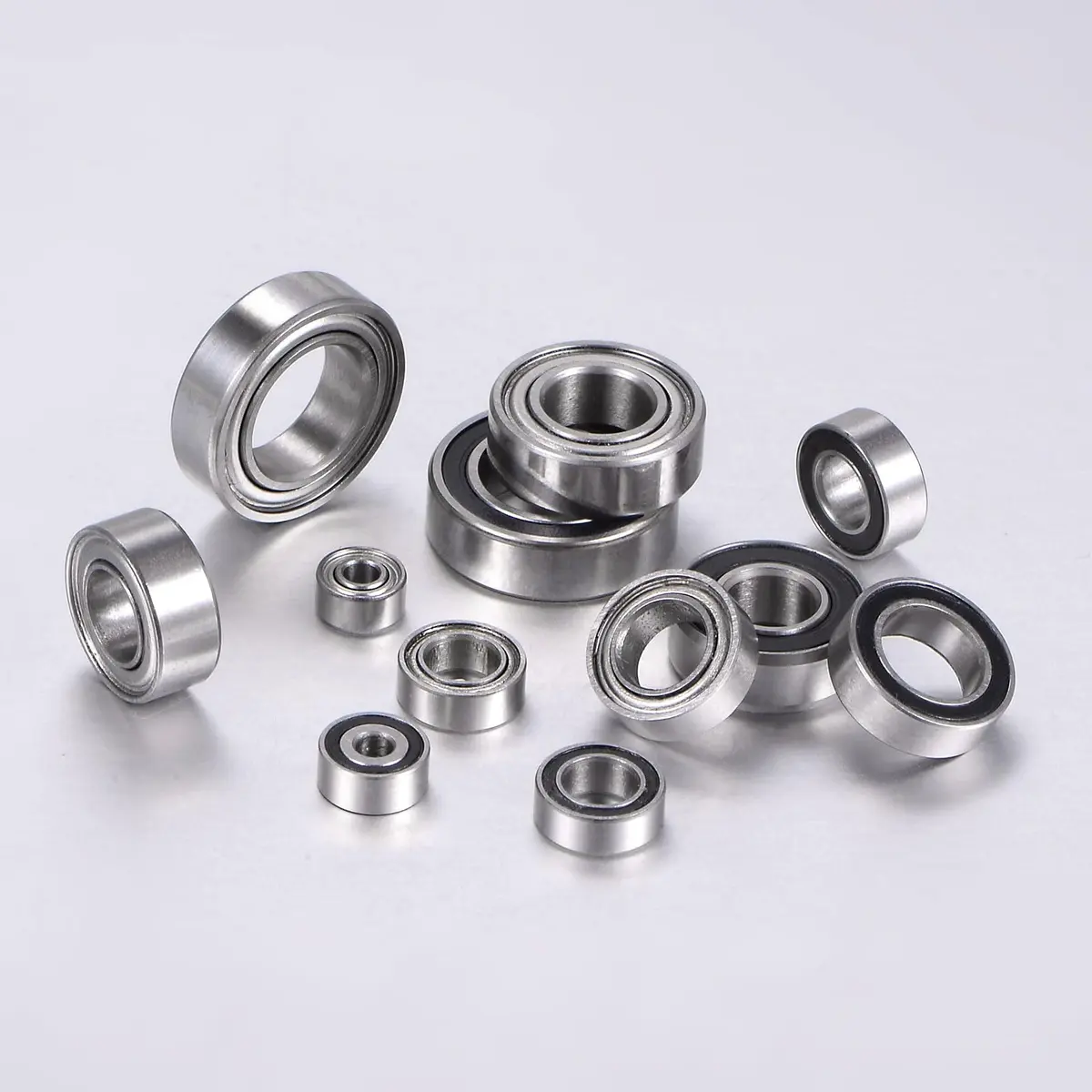 uxcell MR52ZZ Deep Groove Ball Bearings 2x5x2.5mm Double Shielded Chrome Steel Miniature Bearings (10-Pack) - view 5