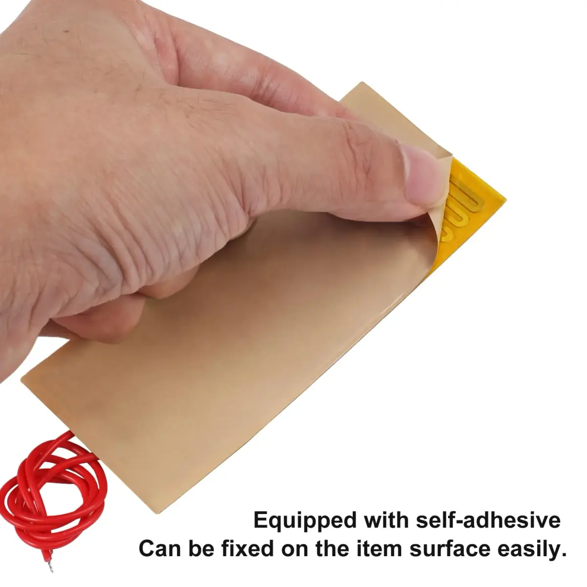 Coliao 24V 30W Polyimide Heater Film 45mmx100mm (6-Pack) | Flexible Adhesive Heating Elements - view 5