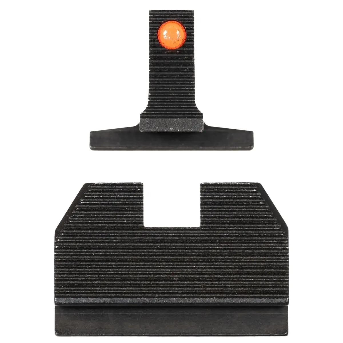 Night Fision Optic Fiber Sight Set for Sig Sauer P320/P365 | Green Front, .345-.332 Height, CNC Steel, Optics Ready - view 2