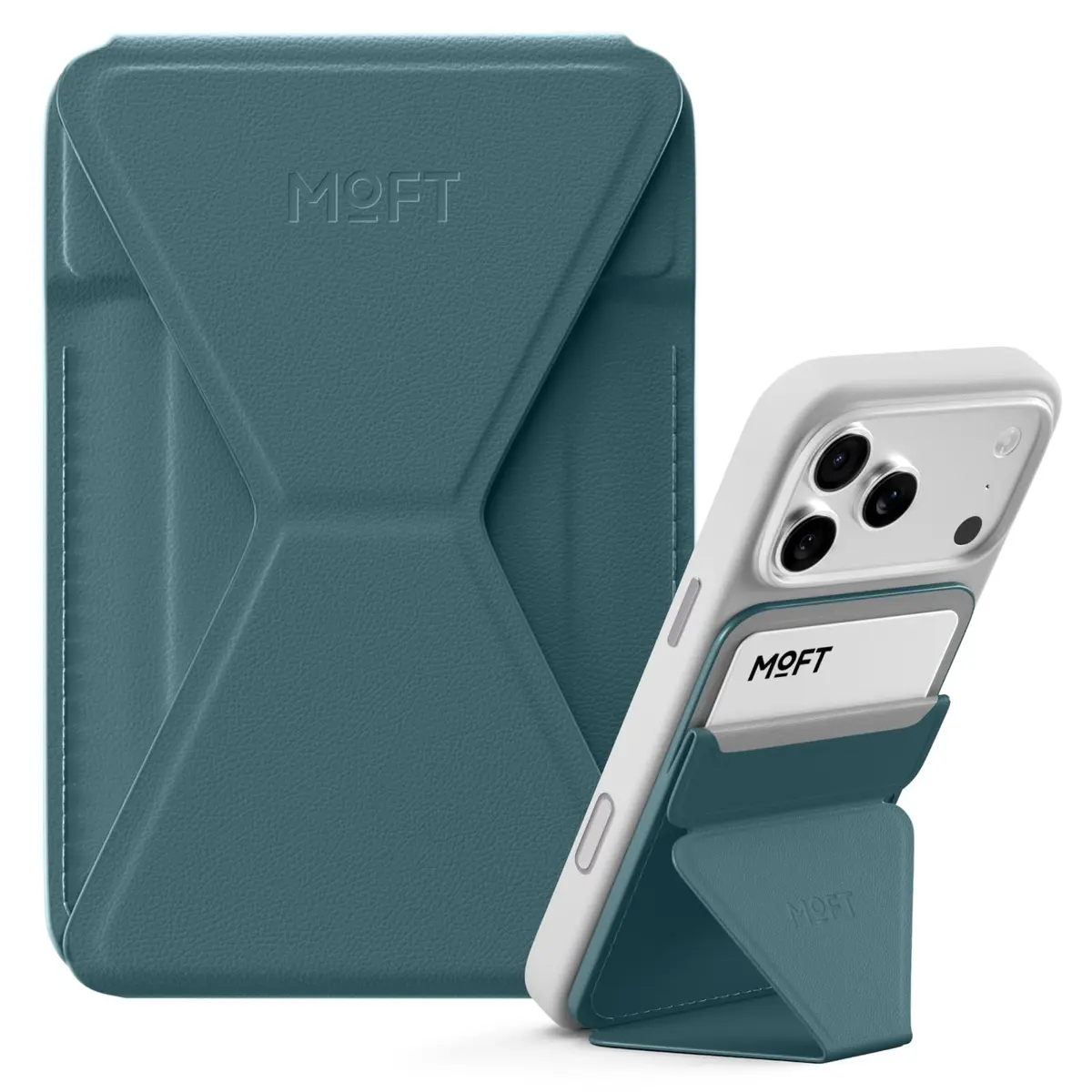 MOFT Magnetic Wallet Stand Compatible with iPhone 18/17/16/15/14/13 Series | Slim 3-in-1 MagSafe Stand & Wallet - main product image