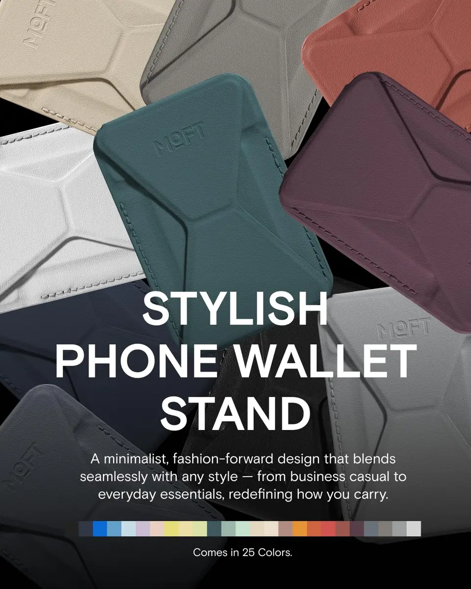 MOFT Magnetic Wallet Stand Compatible with iPhone 18/17/16/15/14/13 Series | Slim 3-in-1 MagSafe Stand & Wallet - view 7
