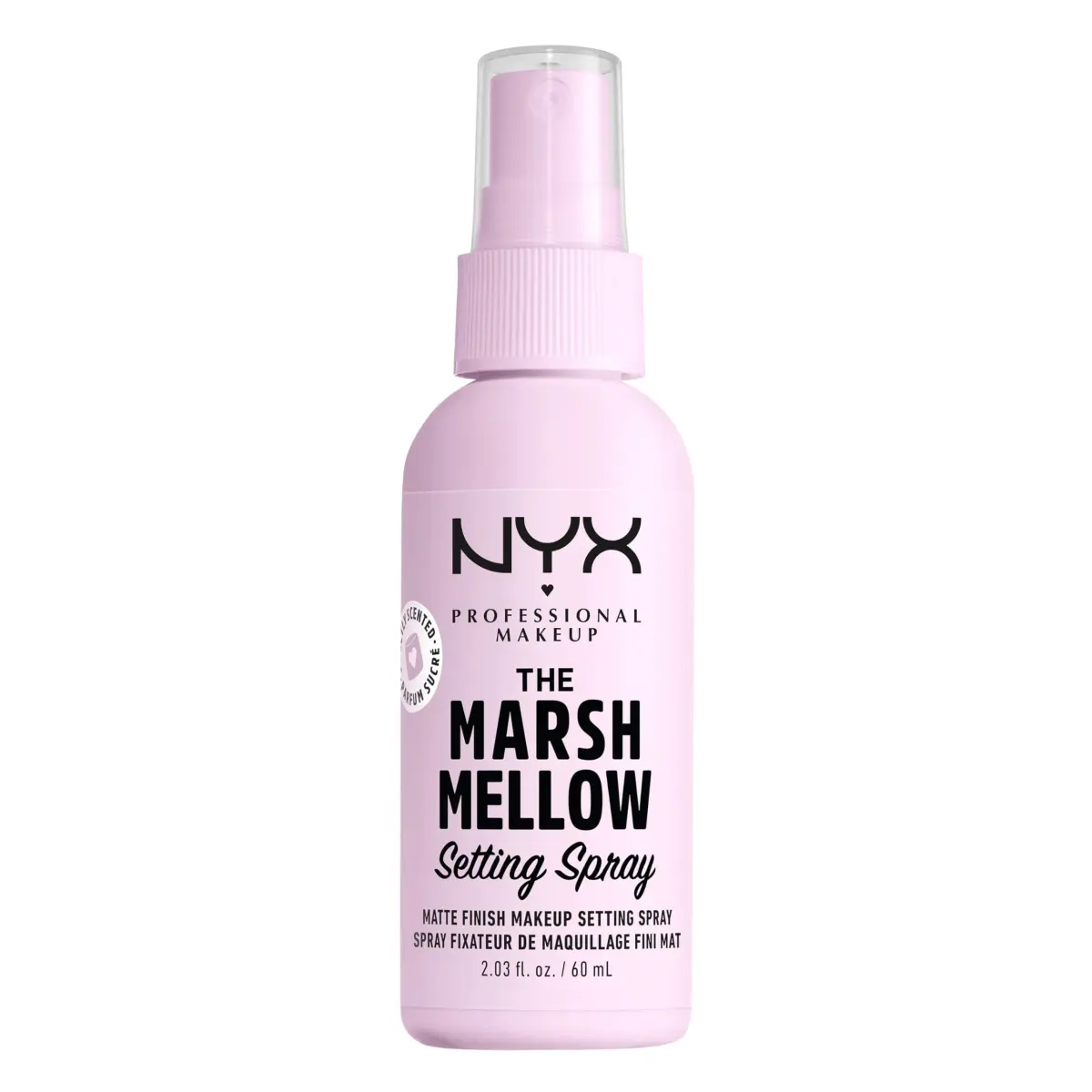 NYX PROFESSIONAL MAKEUP Marshmellow Matte Setting Spray 60ml (2.03 Fl Oz) | Vegan Formula for 16HR Makeup Wear - main product image