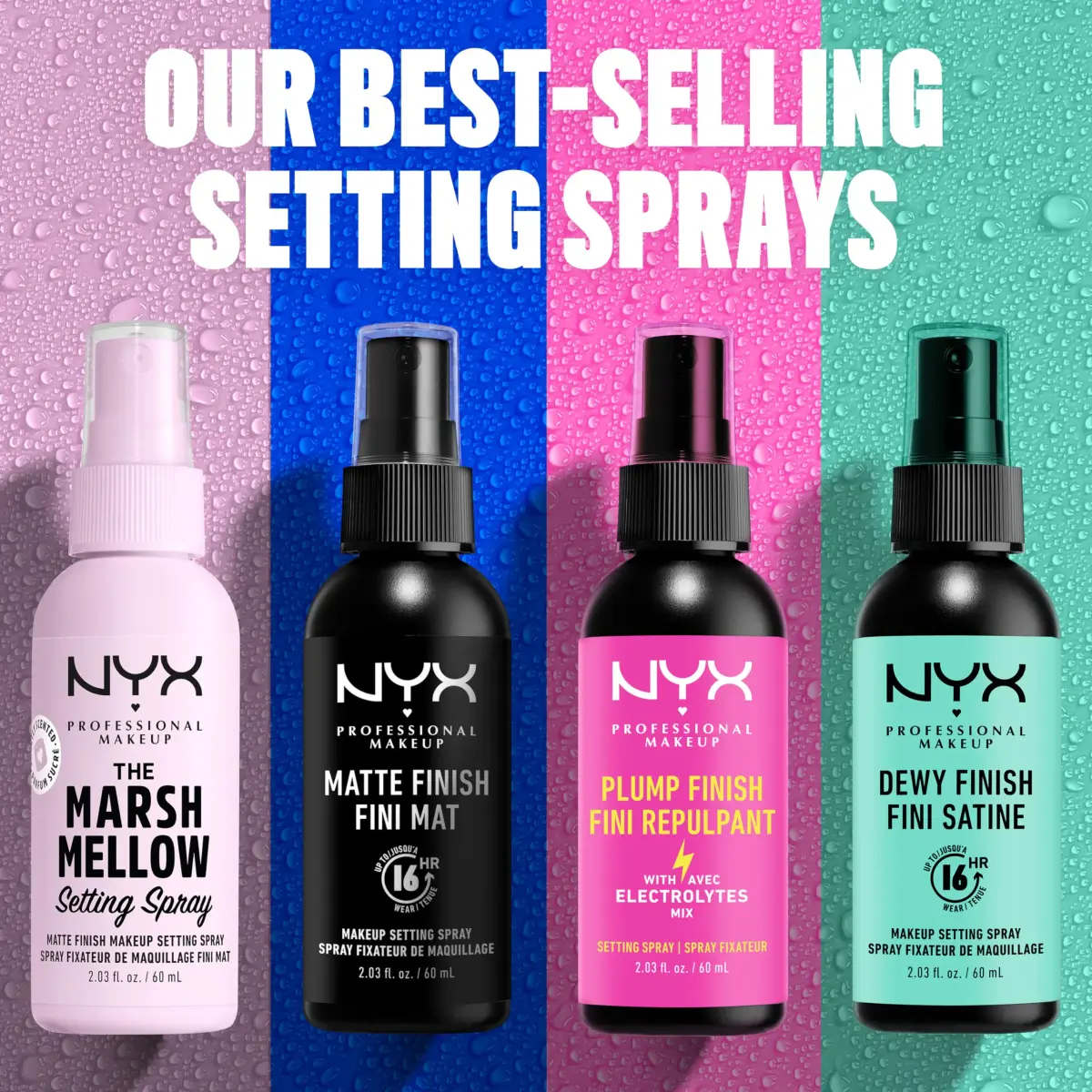 NYX PROFESSIONAL MAKEUP Marshmellow Matte Setting Spray 60ml (2.03 Fl Oz) | Vegan Formula for 16HR Makeup Wear - view 6