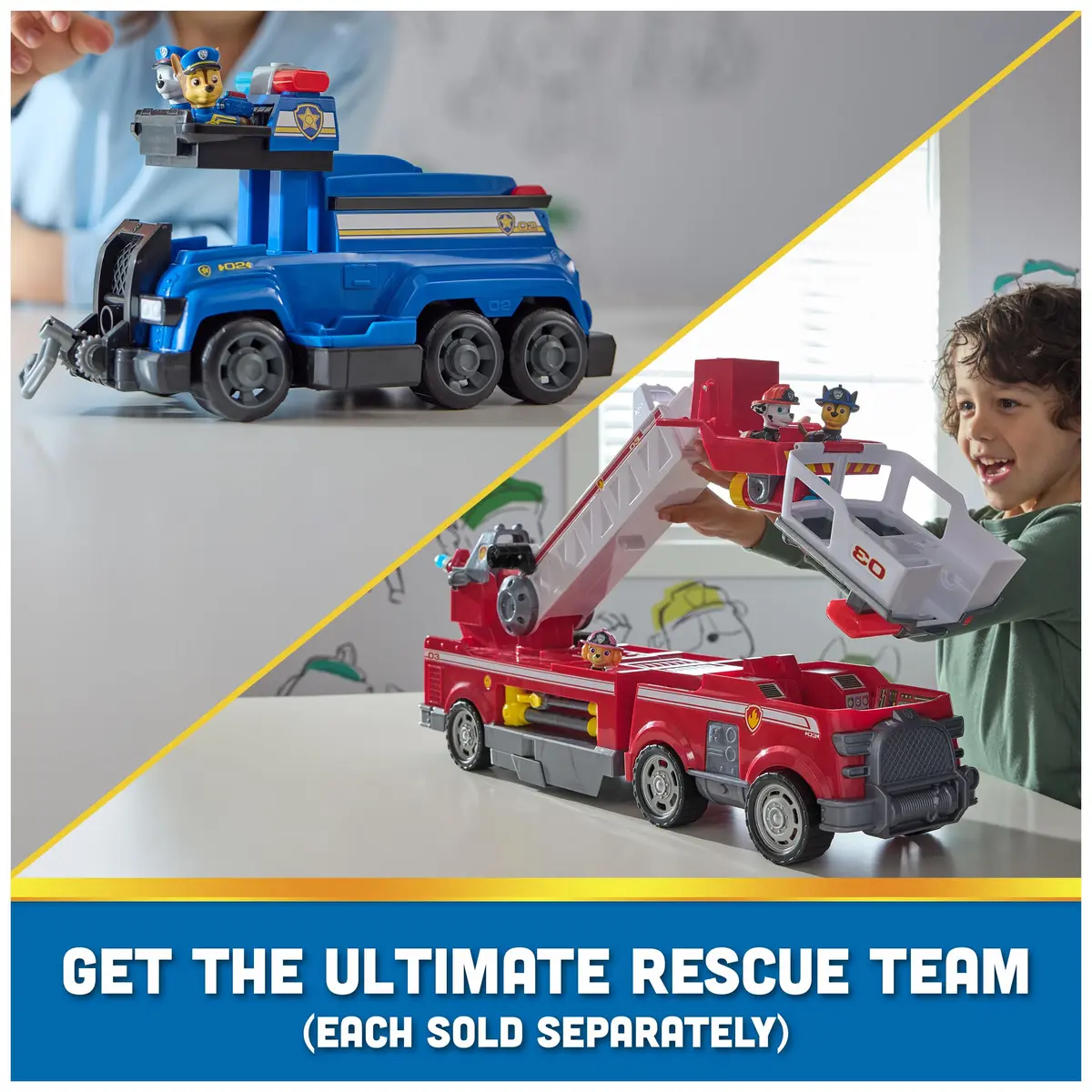 Paw Patrol Team Cruiser Vehicle with 6 Collectible Pup Figures | ASTM-Tested Toy Playset for Kids 3+ - view 6