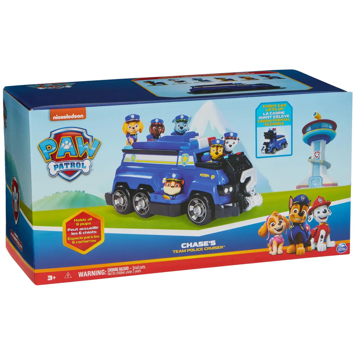 Paw Patrol Team Cruiser Vehicle with 6 Collectible Pup Figures | ASTM-Tested Toy Playset for Kids 3+ - view 9