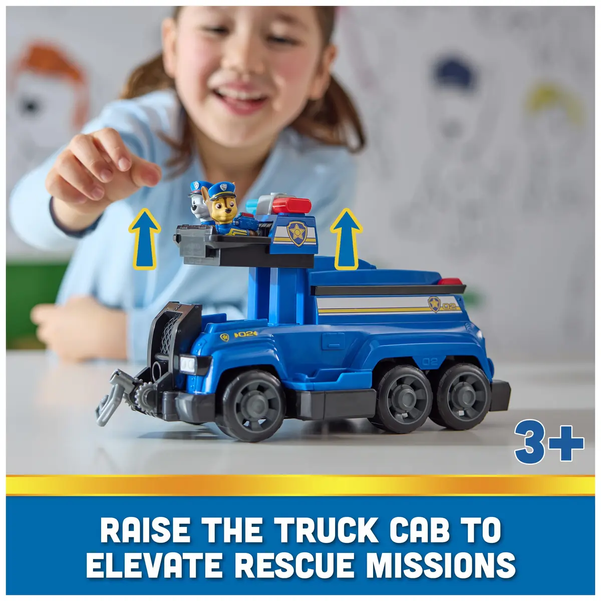Paw Patrol Team Cruiser Vehicle with 6 Collectible Pup Figures | ASTM-Tested Toy Playset for Kids 3+ - view 3