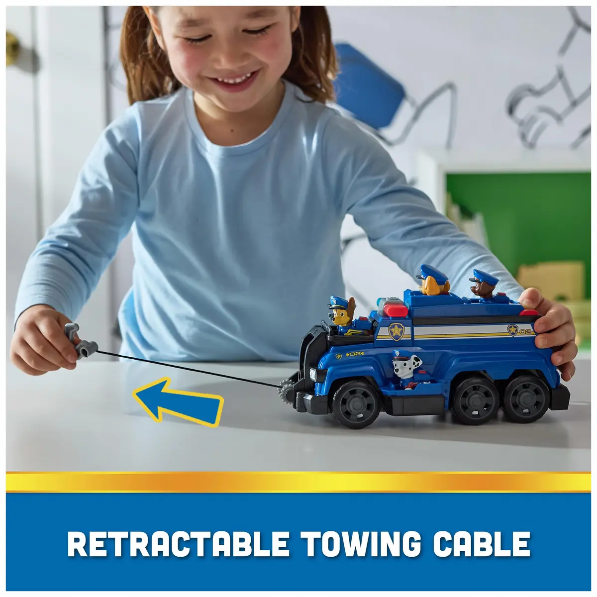 Paw Patrol Team Cruiser Vehicle with 6 Collectible Pup Figures | ASTM-Tested Toy Playset for Kids 3+ - view 4