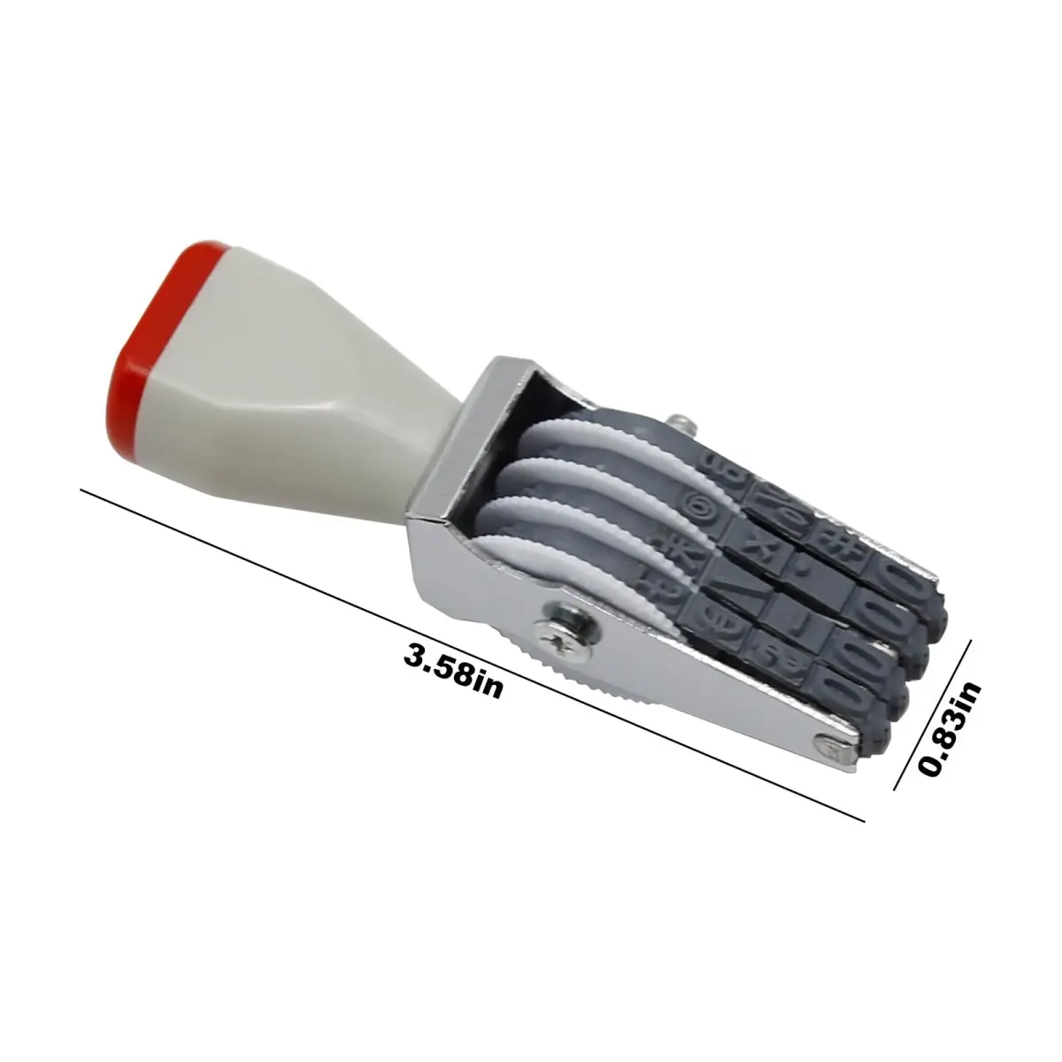 EATAKWARD 4 Digit Number Stamp, Adjustable Rotating Price Tag Stamp 2.11 cm (0.83 x 0.83 inches) | Business Price Tagging - view 4
