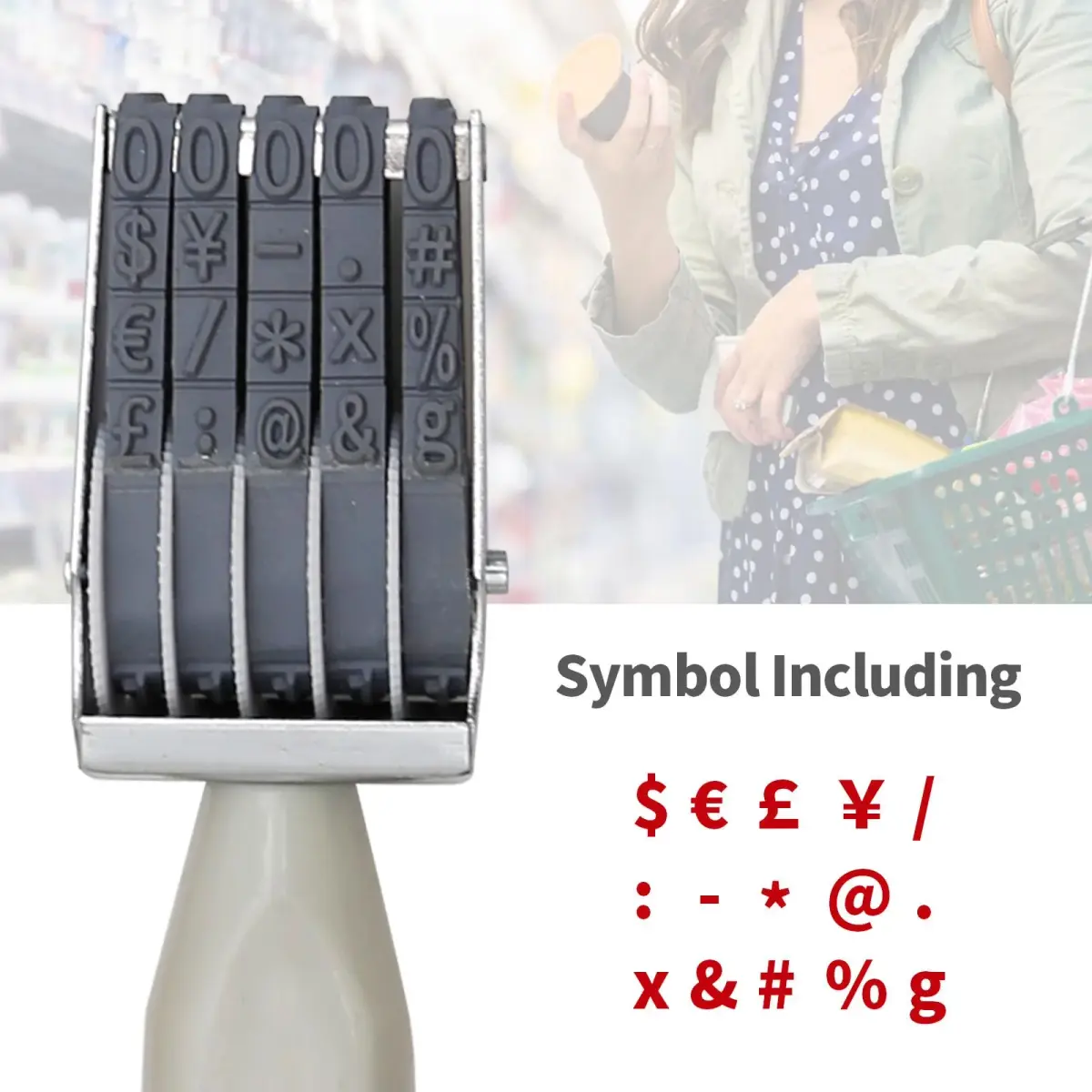 EATAKWARD 5 Digit Number Stamp 2.1 cm (0.83 in) | Adjustable Price Tag Roller Stamp - view 6