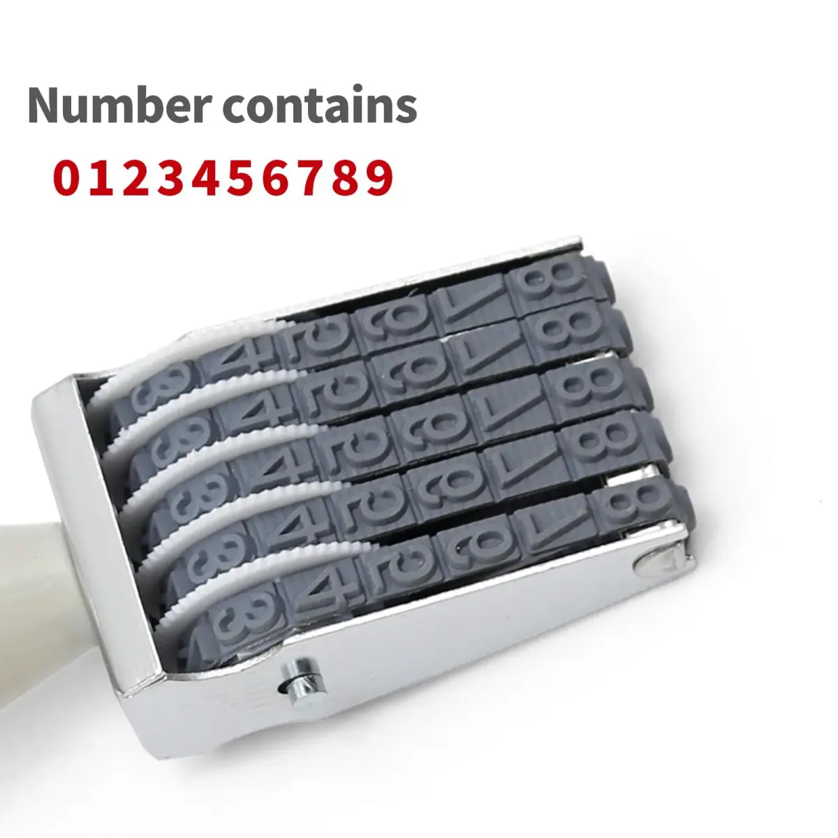 EATAKWARD 5 Digit Number Stamp 2.1 cm (0.83 in) | Adjustable Price Tag Roller Stamp - view 7