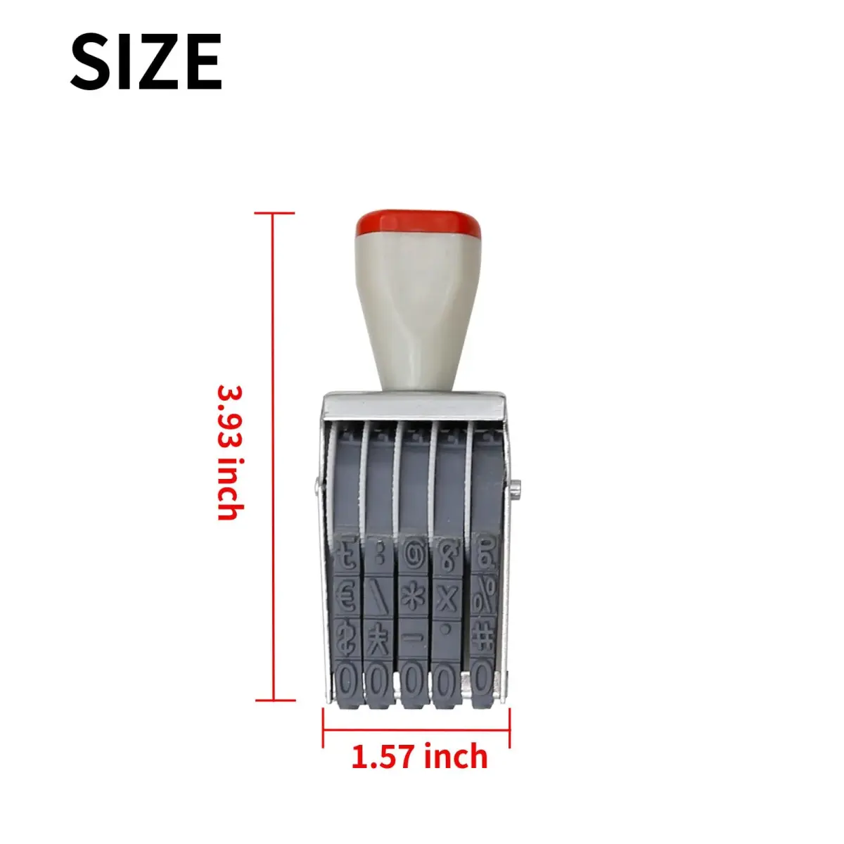 EATAKWARD 5 Digit Number Stamp 2.1 cm (0.83 in) | Adjustable Price Tag Roller Stamp - view 4
