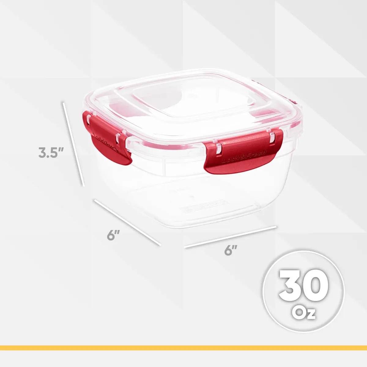 Superio Food Storage Container 30 oz | Leakproof, BPA Free, Stackable, Microwave & Freezer Safe - view 2
