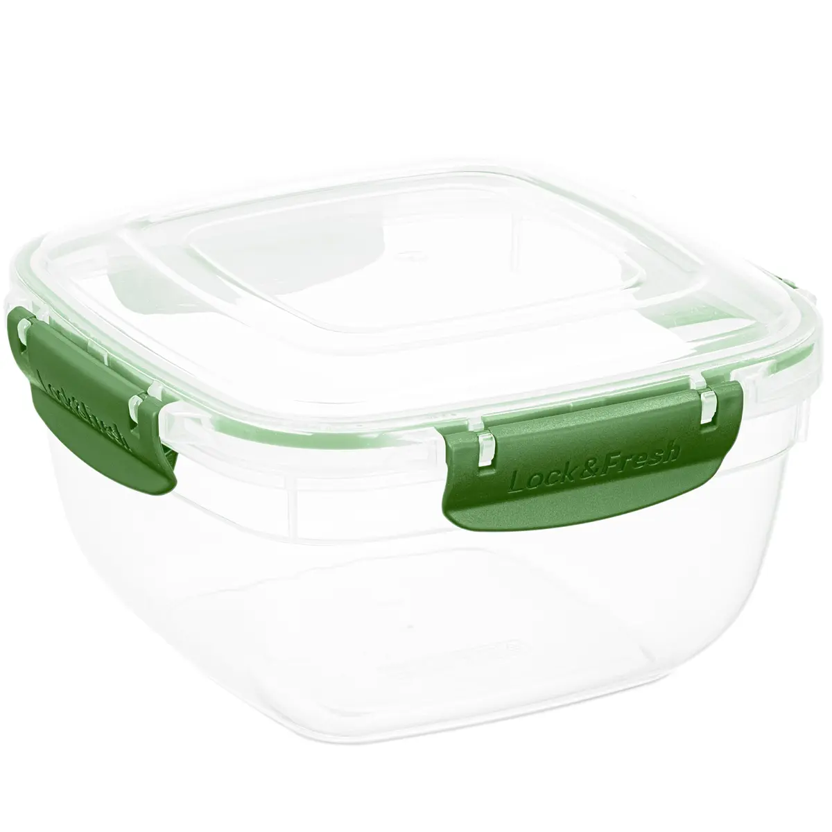 Superio Plastic Food Storage Container with Airtight Lid 48 Oz | Leakproof, BPA Free, Stackable, Microwave & Freezer Safe - main product image
