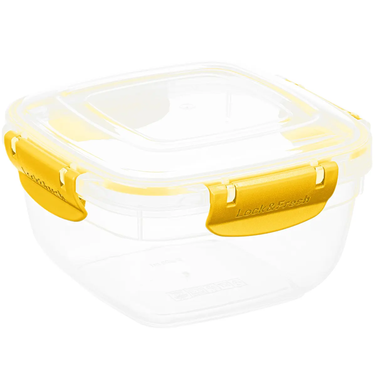 Superio Plastic Food Storage Container with Airtight Lid 30 oz | Leakproof & BPA Free - main product image