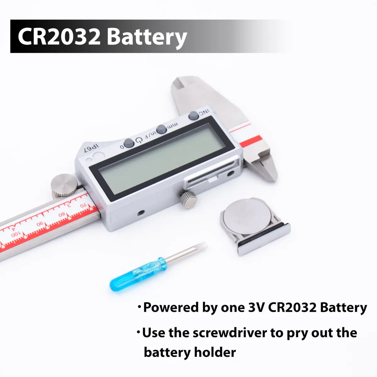 VINCA DIPA-0605 Digital Caliper 150mm (6 Inch) | IP67 Stainless Steel with Large LCD - view 6