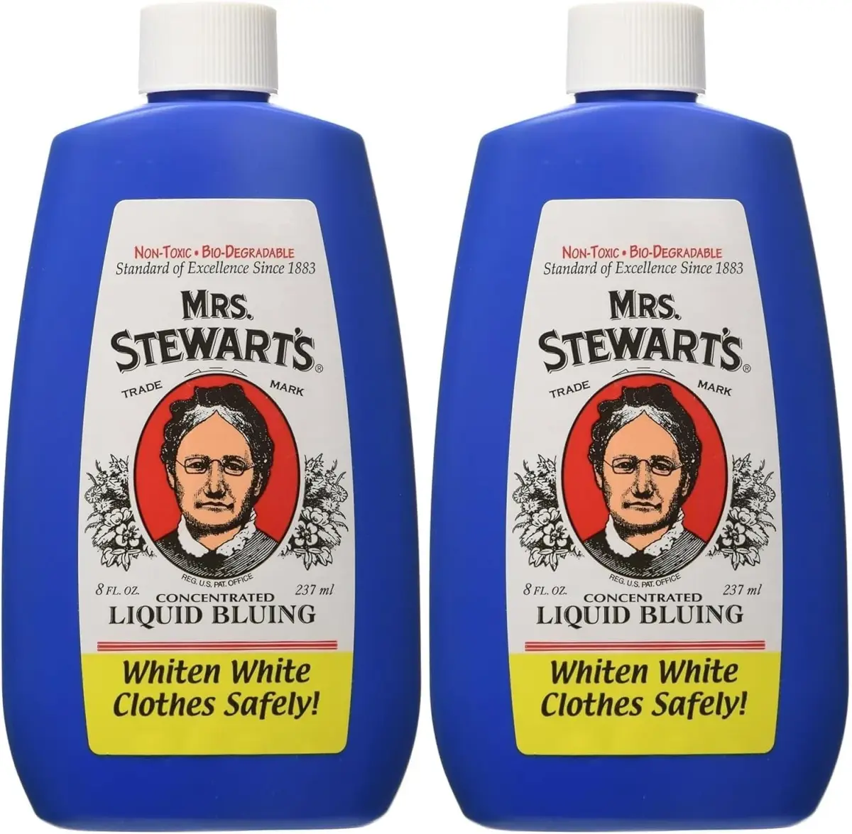 Mrs. Stewart's Concentrated Liquid Bluing 472ml (16 Fl Oz) | Whitens Whites Better Than Bleach - main product image