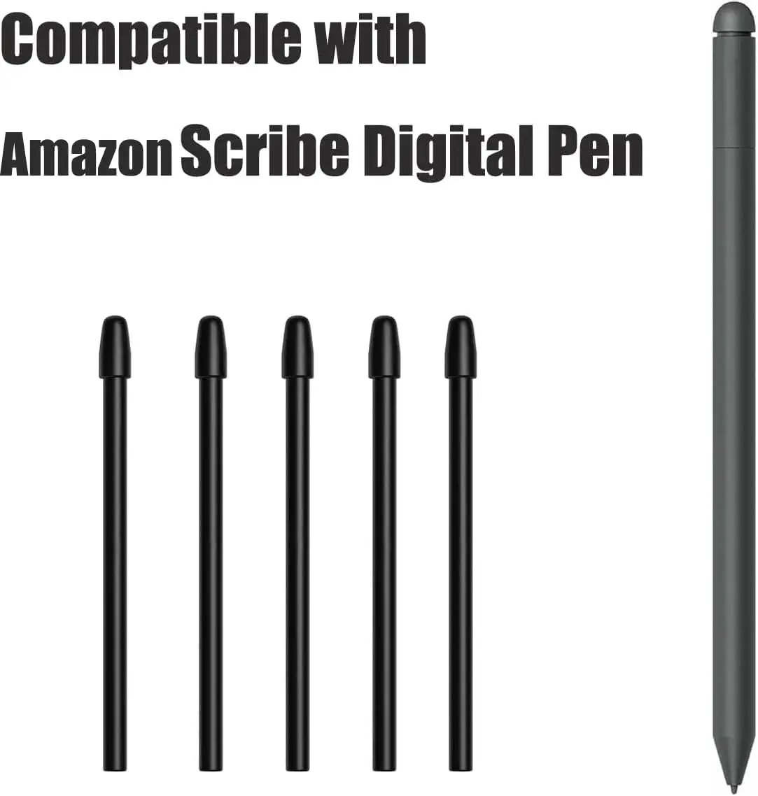 Mingxiong Replacement Pen Tips for Kindle Scribe 5 Pack | Smooth Writing, 4096 Pressure Levels - view 2