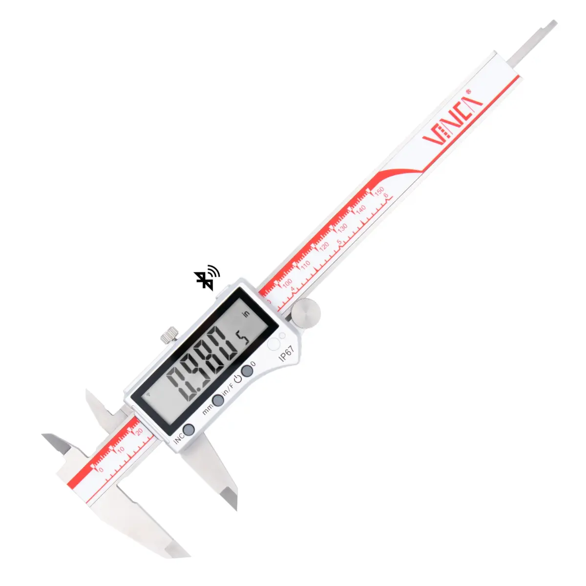 VINCA DIPA-0605B Bluetooth Digital Caliper 150mm (6 Inch) | IP67 Waterproof & Dustproof - main product image