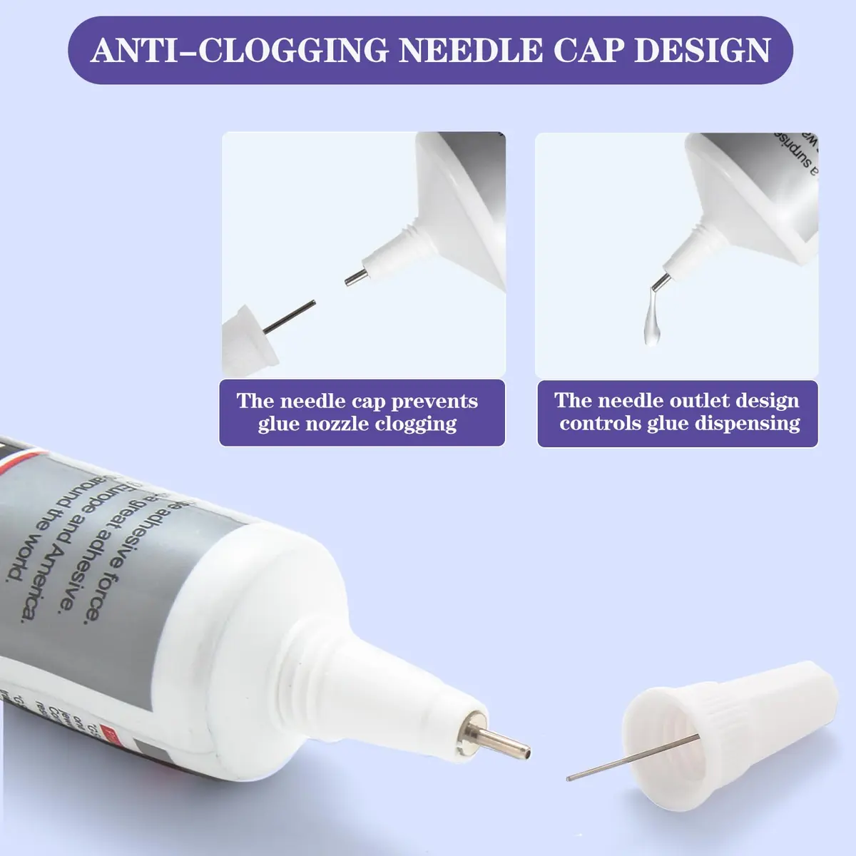 FITTDYHE B7000 Clear Adhesive Glue 330ml (2x110ml) | Multipurpose Gel for Jewelry, Crafts, Phone Repair - view 4