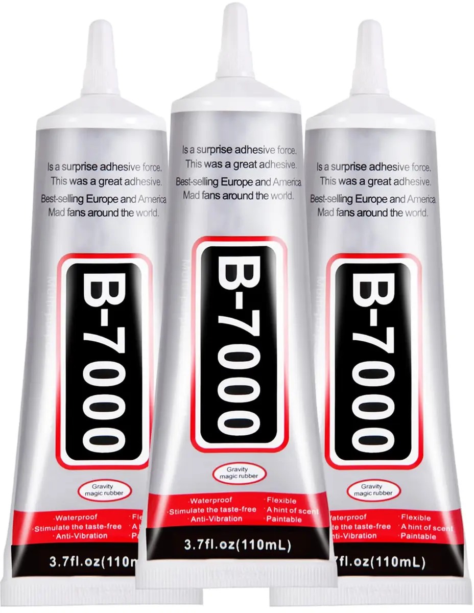 FITTDYHE B7000 Clear Adhesive Glue 330ml (2x110ml) | Multipurpose Gel for Jewelry, Crafts, Phone Repair - main product image