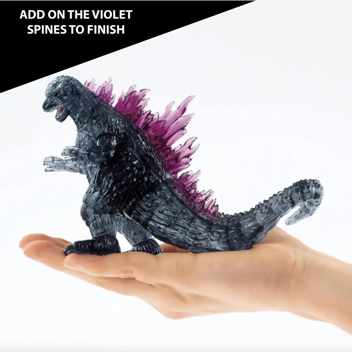 Bepuzzled Godzilla Ultra-Deluxe Crystal 3D Puzzle | 71-Pc Brain Teaser Ages 12+ - view 5