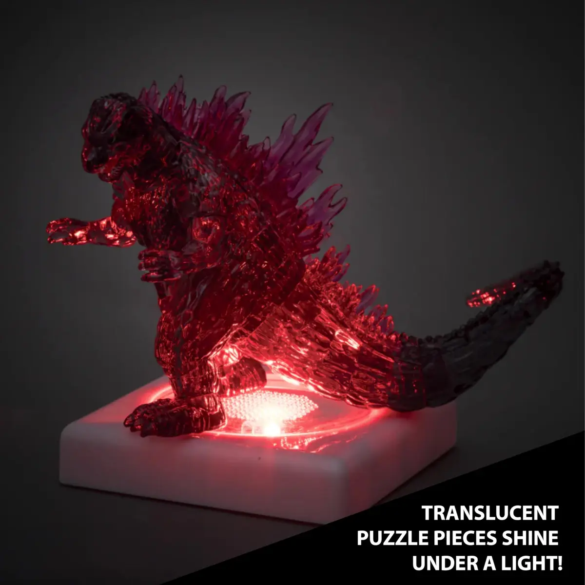 Bepuzzled Godzilla Ultra-Deluxe Crystal 3D Puzzle | 71-Pc Brain Teaser Ages 12+ - view 6