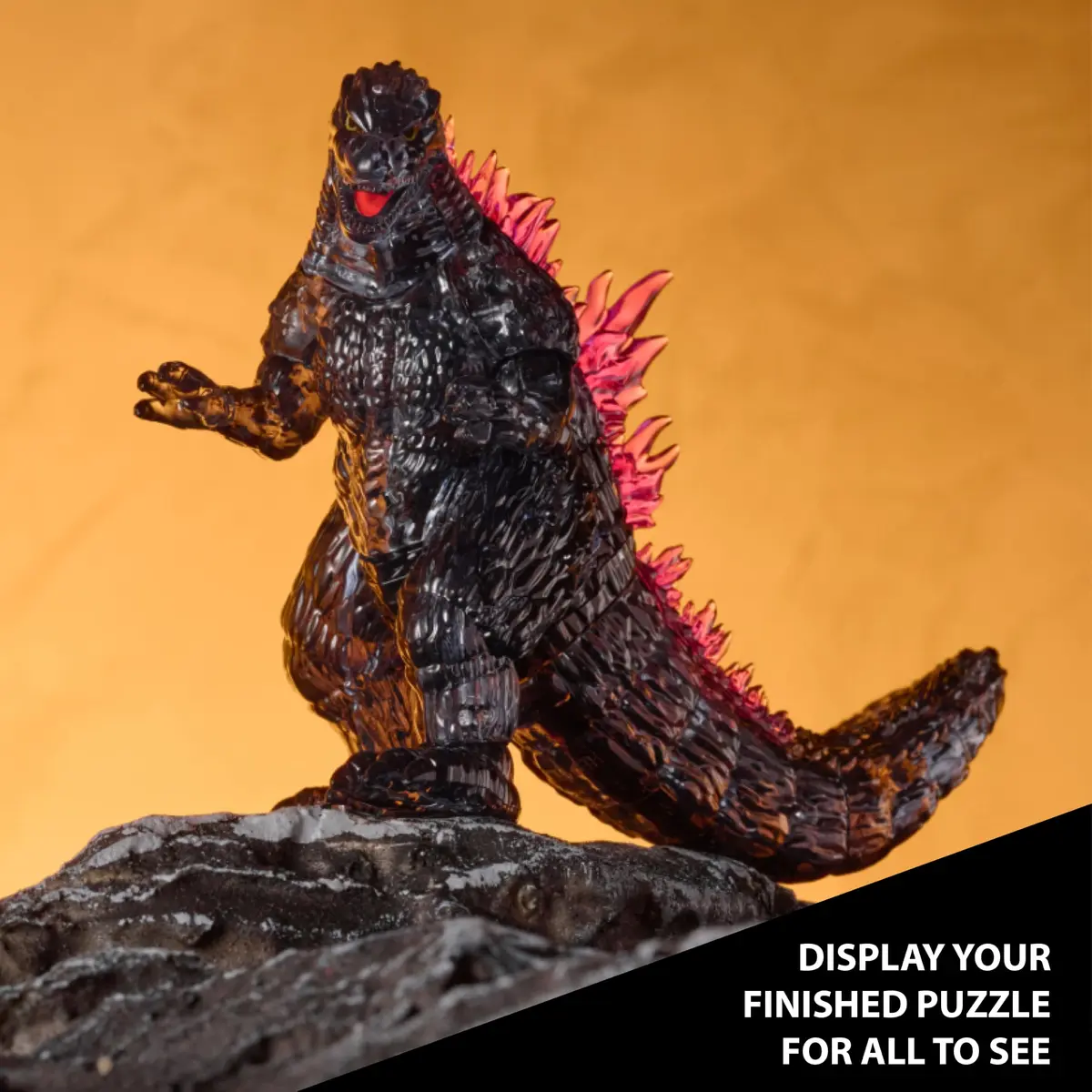 Bepuzzled Godzilla Ultra-Deluxe Crystal 3D Puzzle | 71-Pc Brain Teaser Ages 12+ - view 7