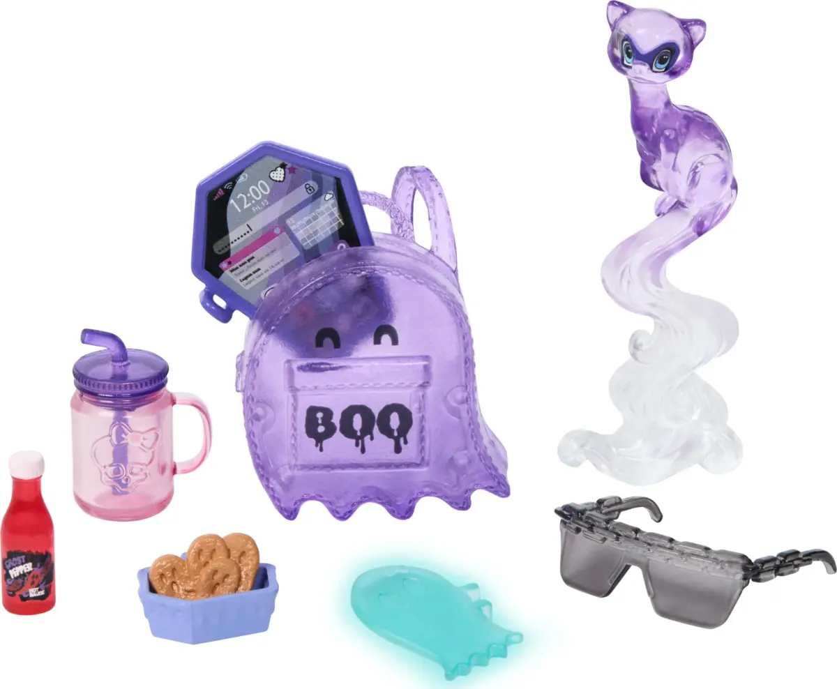 Monster High Spectra Vondergeist Doll with Pet Ferret Rhuen & 7 Accessories | Ages 4+ - view 5