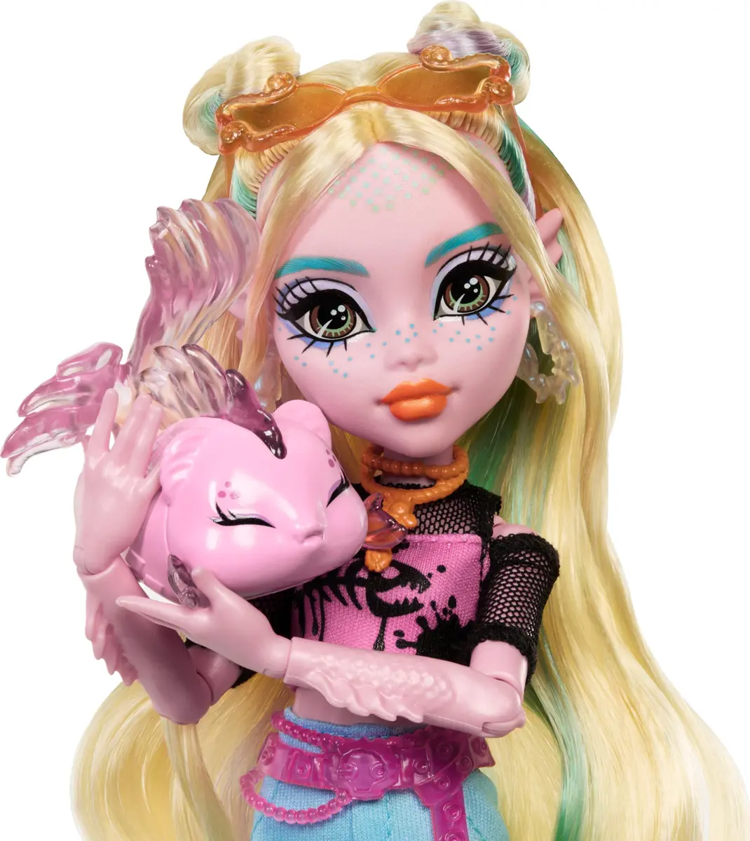 Monster High Lagoona Blue Doll in Cargo Pants | Poseable Sea Monster with Accessories for Kids 4+ - view 3