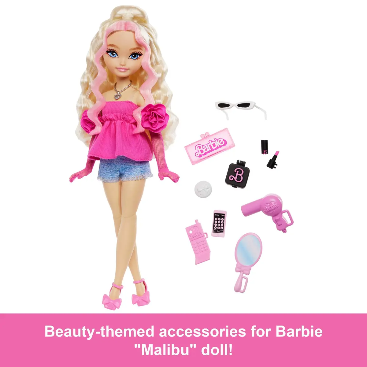 Barbie Dream Besties Playset with Malibu Doll & 11 Accessories | Ages 4+ - view 3
