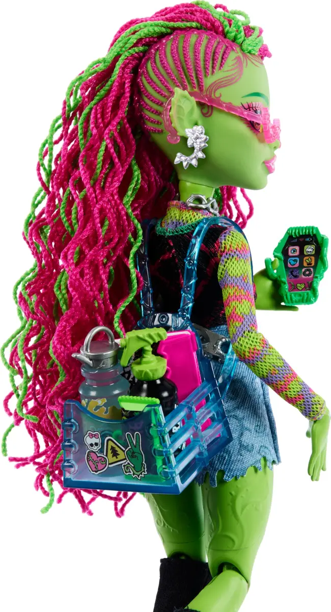 Monster High Venus McFlytrap Doll 5.9 inches | Fully articulated, collectible doll for kids 4+ - view 4