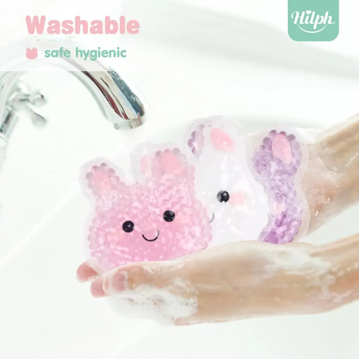 Hilph Kids Bunny Ice Packs for Boo Boos, 3 Count (3"x4.5" Each) | Natural Relief for Swelling & Headaches - view 5